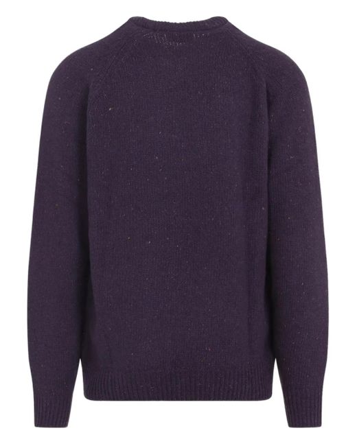 Carhartt Blue Speckled Raglan Sweater for men