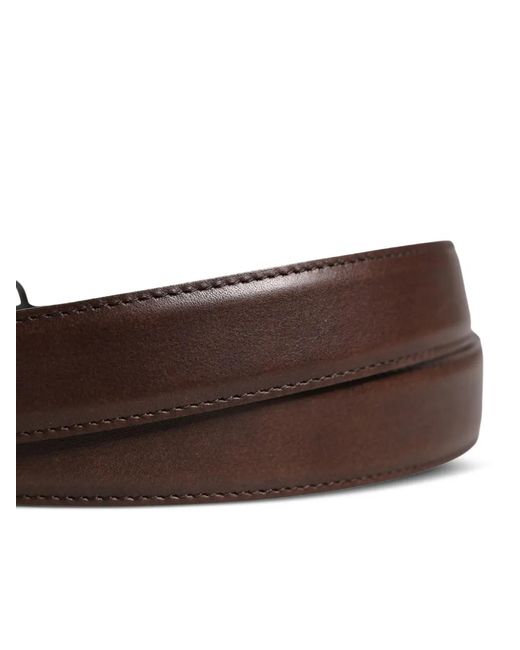 Dolce & Gabbana Black Buckle-Fastening Leather Belt for men
