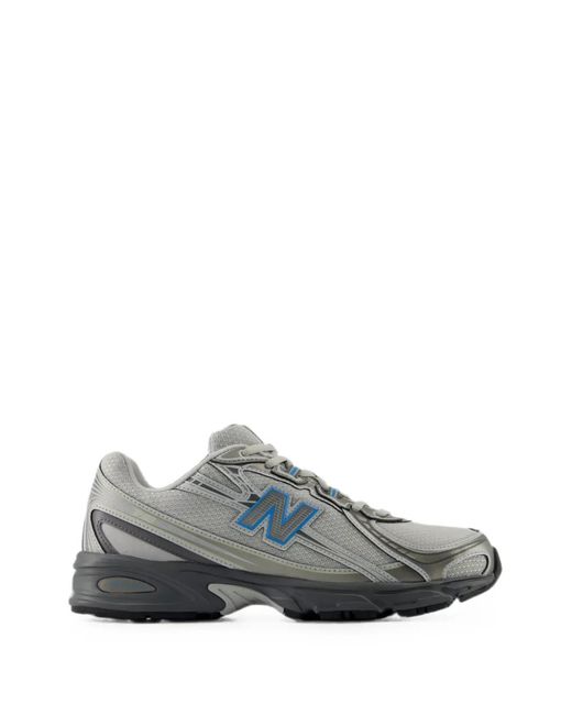 New Balance Gray 740 Mesh-Panel Sneakers