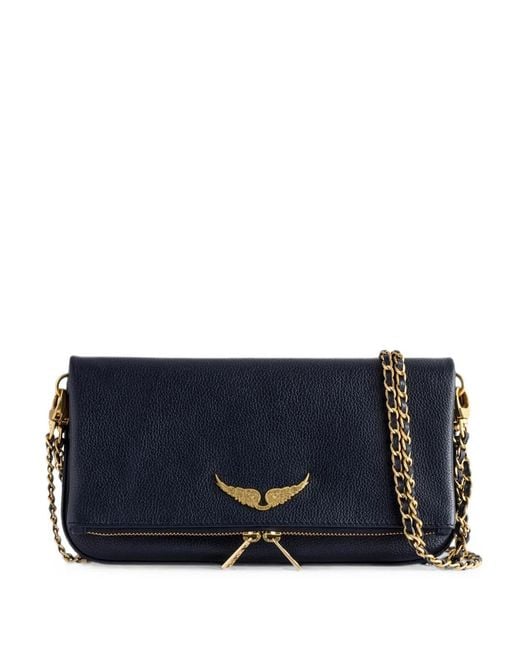Zadig & Voltaire Blue Pochette Rock