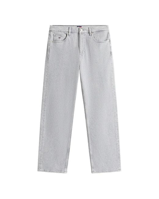 Tommy Hilfiger White Jean À Logo Brodé for men