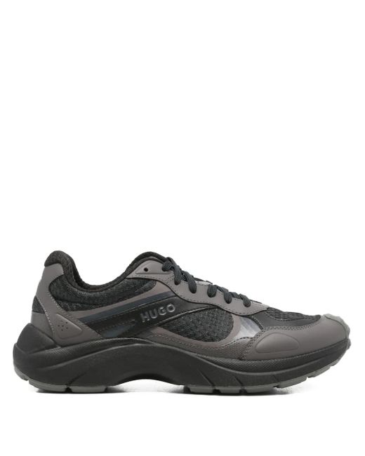 HUGO Sneakers mit Einsätzen in Black für Herren