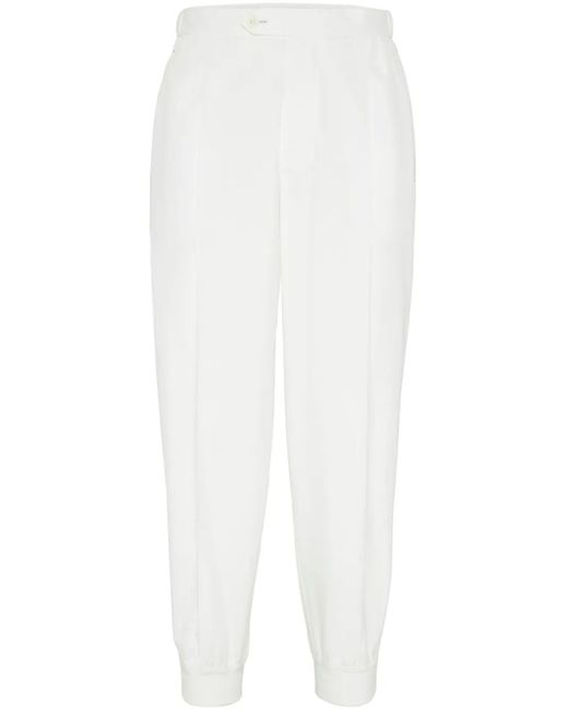 メンズ Brunello Cucinelli ナイロン パンツ White
