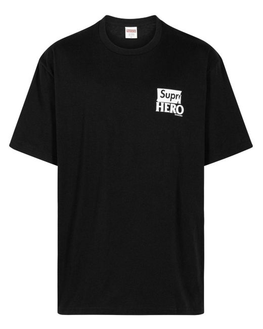 Supreme X Antihero Dog Cotton T-shirt in Black | Lyst UK