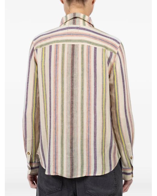 Xirena Natural Marcel Striped Shirt