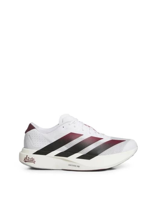 Adidas White Adizero Evo Sl Sneakers for men