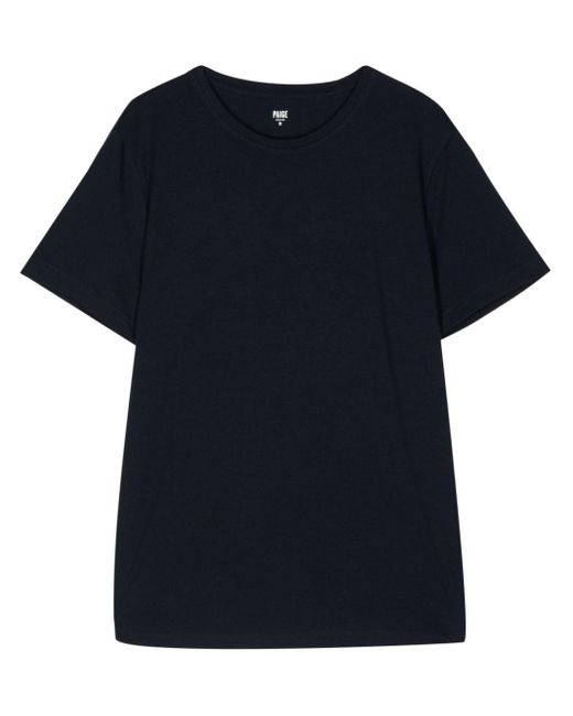 PAIGE Blue Cotton-blend T-shirt for men