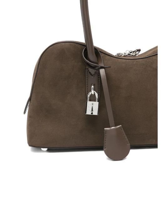 Stella McCartney Brown Stella Ryder Medium Shoulder Bag