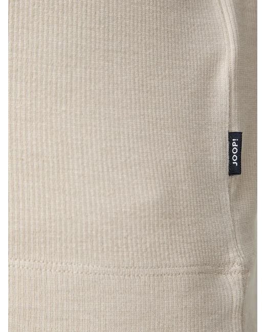 Joop! White Ribbed-Knit T-Shirt for men
