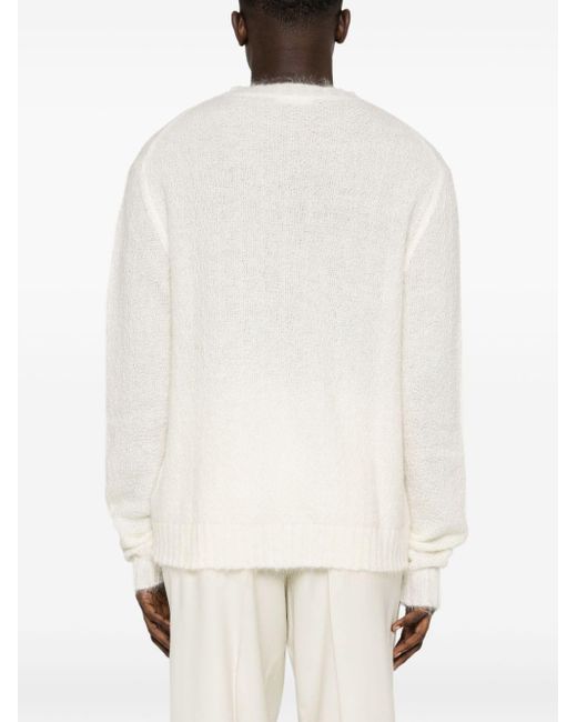 Maglione di Jil Sander in White da Uomo