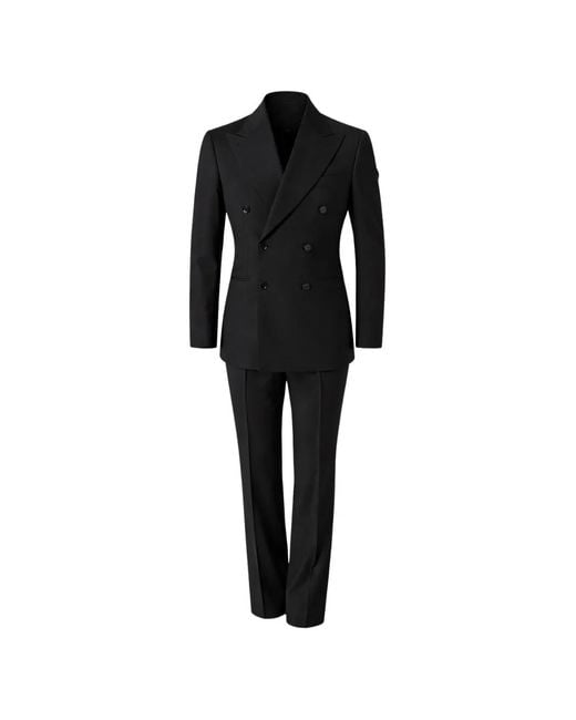 Franzese Collection Black The Beckham Suit for men