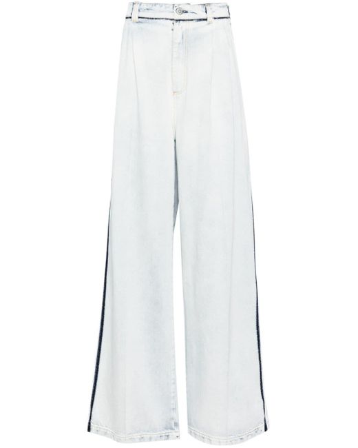 Memory Of wide-leg jeans Maison Margiela pour homme en coloris White