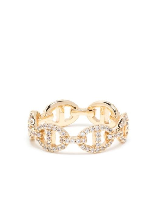 Apm Monaco Metallic Maille Marine Ring
