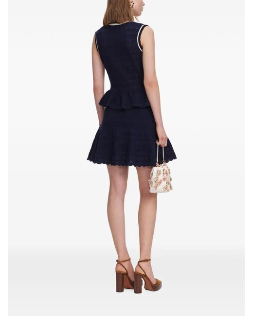 Self-Portrait Blue Dresses