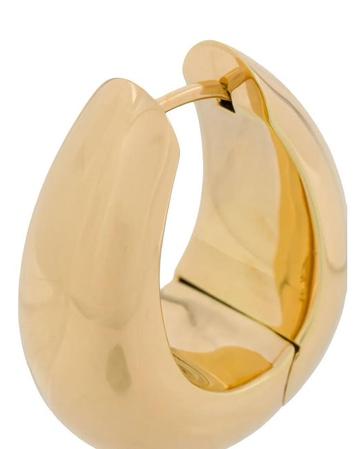 Tom Wood Metallic Large Ice Hoop Earrings