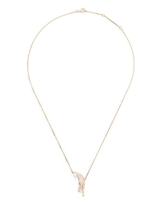 Yvonne Léon White 18Kt Feline Diamond Necklace