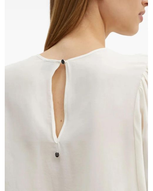 Blusa Con Maniche A Palloncino di Boss in White