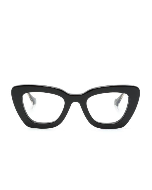 Gucci Black Cat-Eye-Sonnenbrille mit GG