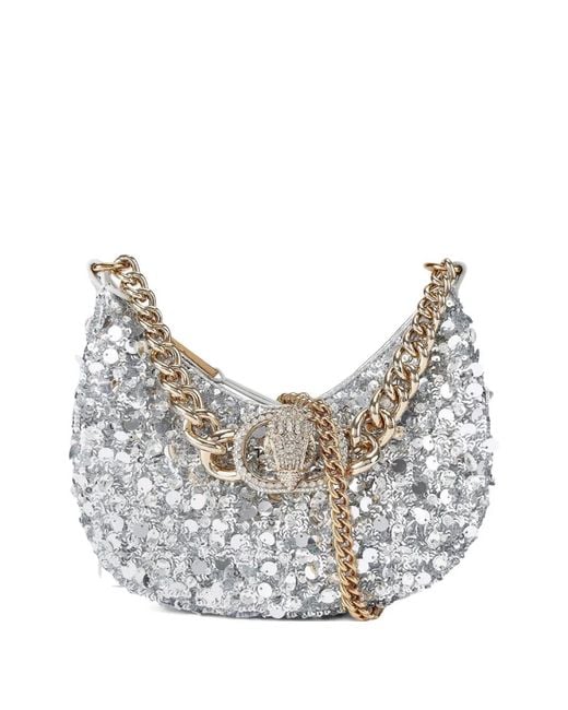 Kurt Geiger Gray Small Chelsea Shoulder Bag