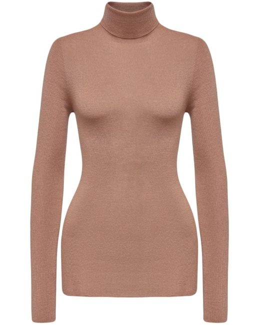 12 STOREEZ タートルネック セーター Brown