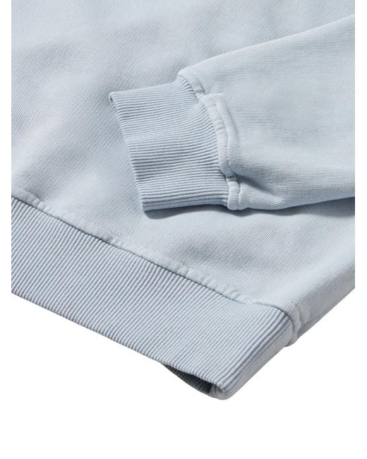 Fortela Blue Yalep Zip Pocket Long-Sleeves Polo Shirt for men