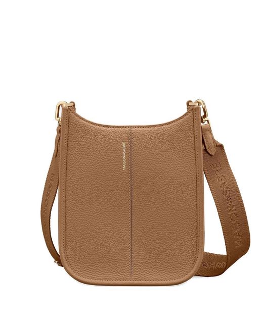 Maison De Sabre Brown Mini Saddle Bag