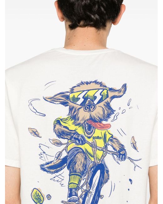 Patagonia T-Shirt mit Trail Hound-Print in White für Herren