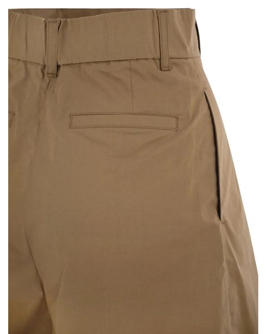 Herno Natural Button Zip-Fastening Shorts
