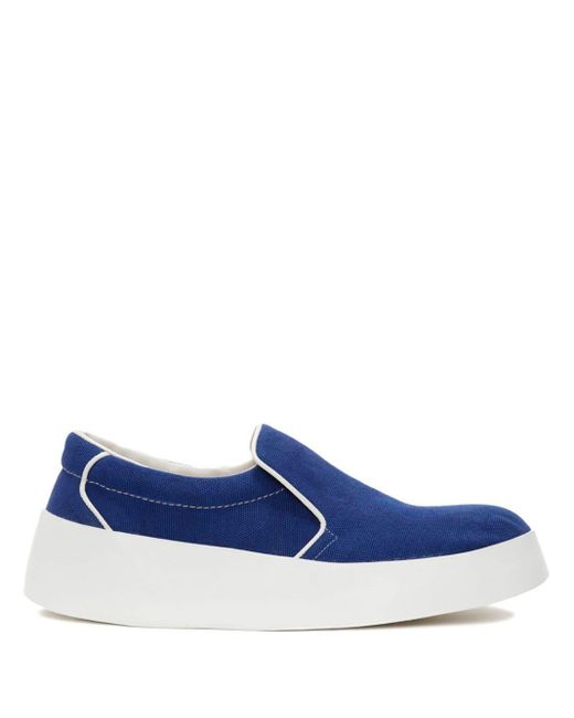 J.W. Anderson Blue Round-toe Cotton Loafers for men
