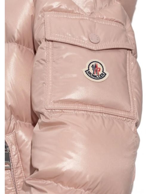Moncler Pink Maire Hooded Down Jacket