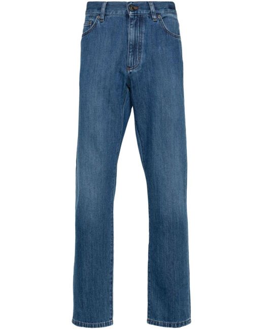Zegna City Skinny Jeans in het Blue voor heren