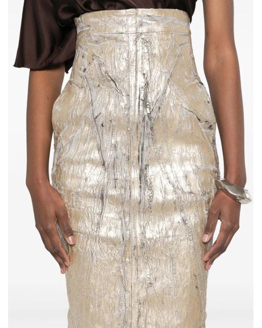Lido Long falda Rick Owens de color White