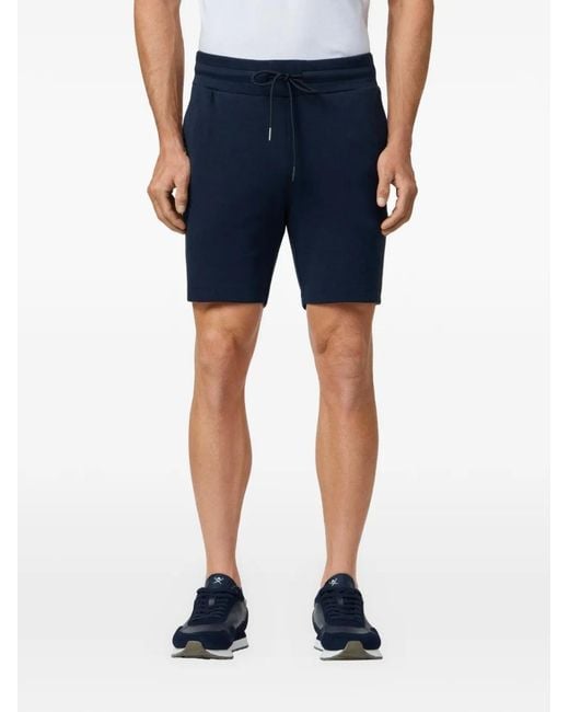 Hackett Shorts Met Logoprint in het Blue voor heren
