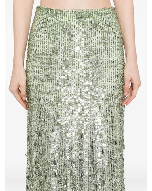 Alice + Olivia Green Charity Skirt