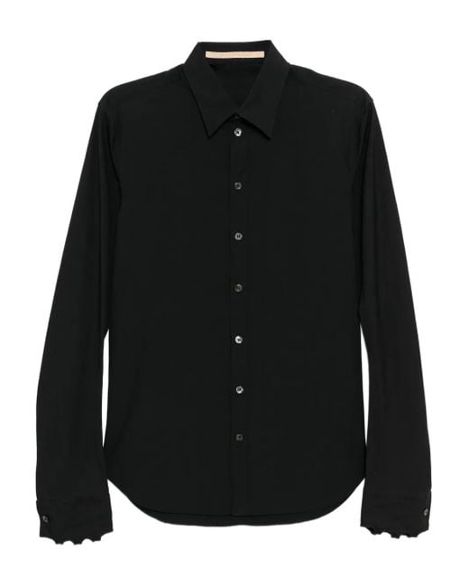 Carol Christian Poell Black Dead End Glove-Sleeve Shirt for men