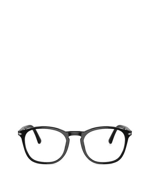 Persol Black Square-Frame Glasses for men
