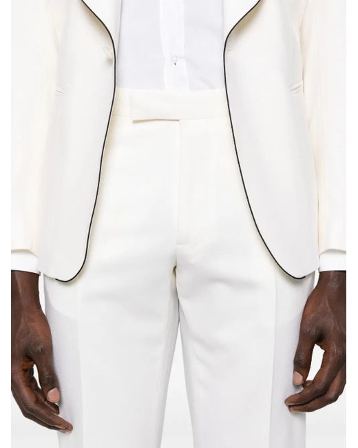 Lardini Anzug Aus Krepp in White für Herren