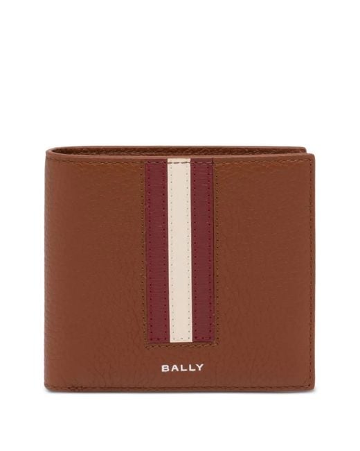 Bally Brown Ribbon Wallet for men