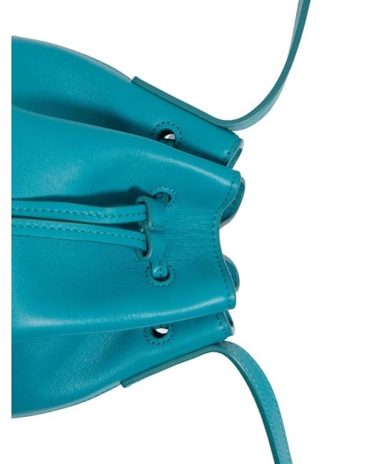 Bimba Y Lola Blue Drawstring Bucket Mini Bag