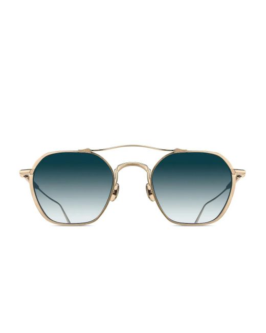 Matsuda Blue Square-Frame Sunglasses