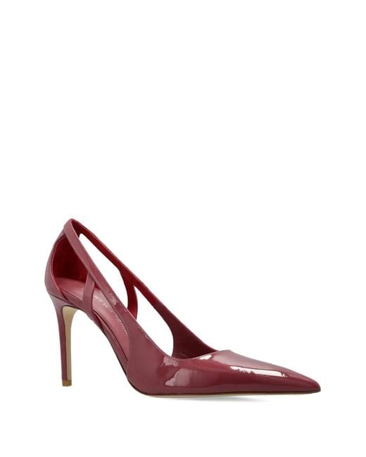 Stuart Weitzman Pink Stuart Power Cutout 85 Pumps