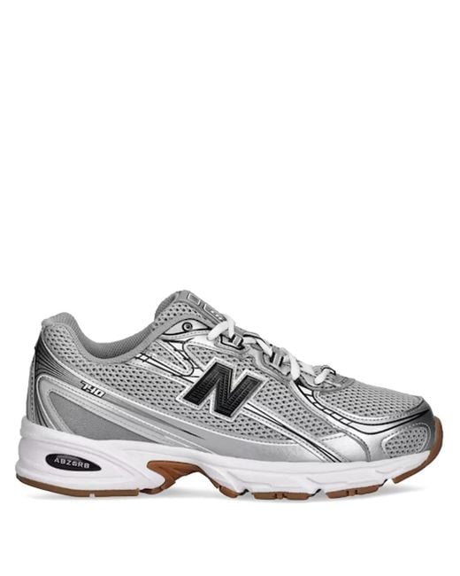 New Balance Gray 740 Mesh Sneakers