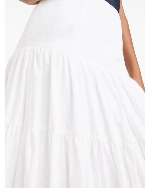 Cinq À Sept White Pyper Skirt