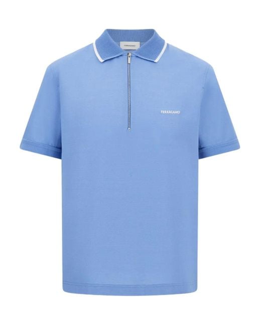 Ferragamo Blue Sweaters for men