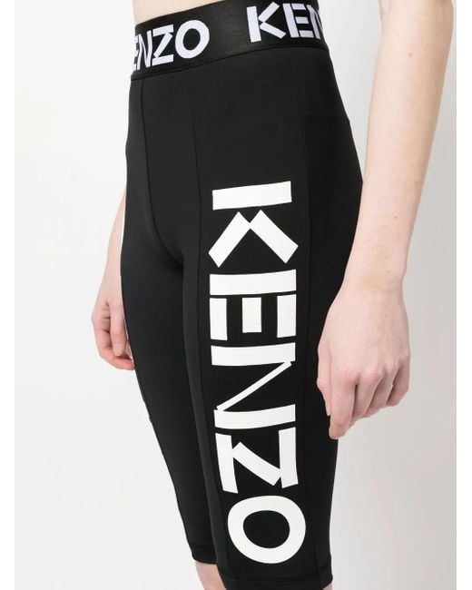Short À Logo Imprimé KENZO en coloris Black