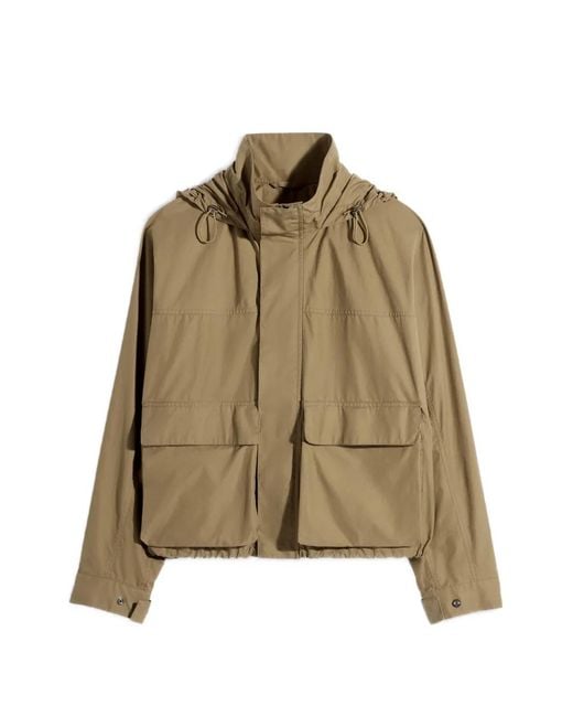 Lemaire Natural Hooded Rain Parka for men