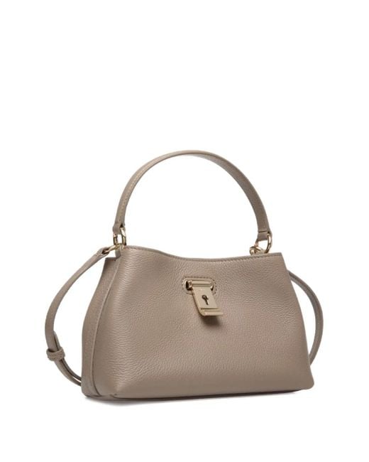 Bally Metallic Lock Me Tote Bag