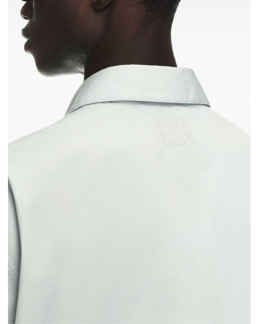 Camisa con bordado Arrows Off-White c/o Virgil Abloh de hombre de color White