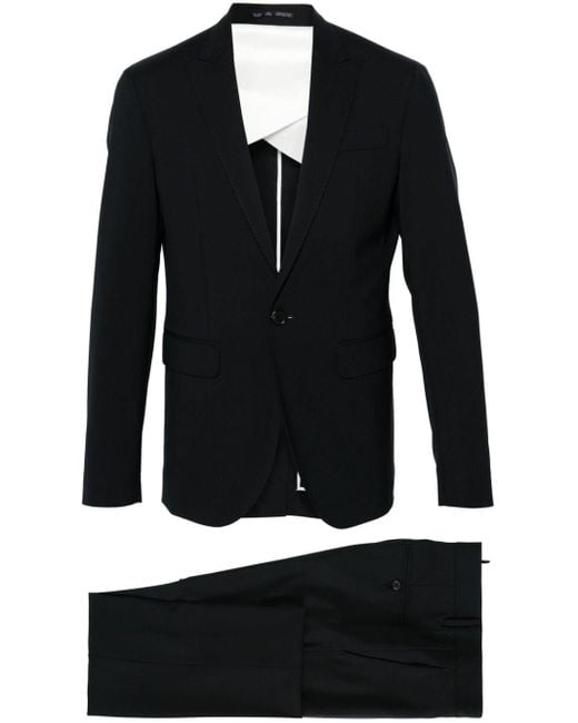 DSquared² Black Virgin Wool Single-breasted Suit for men