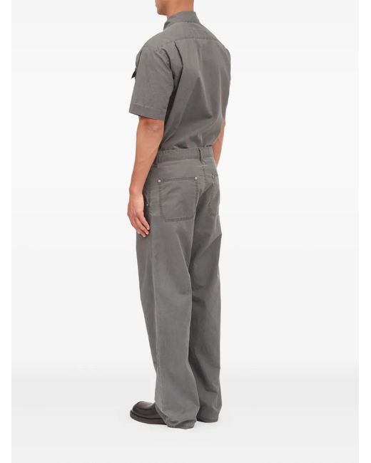 MM6 by Maison Margiela Gray Cotton Jeans for men